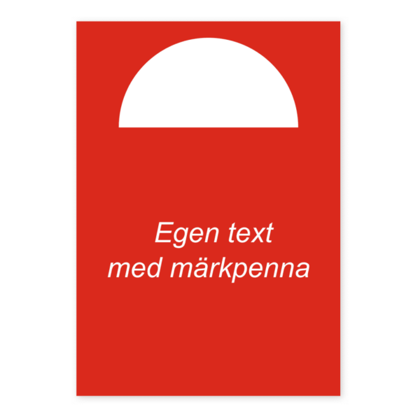 Skylten - Brandsymbol (Texta själv med märkpenna). Texta själv brandsymbol på dekal