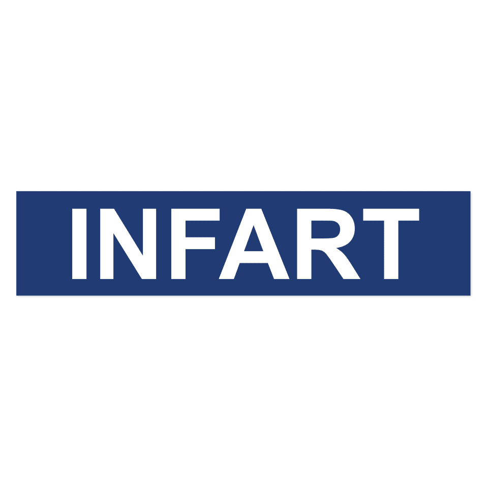 Infart-skylten har storleken 650x150mm och tillverkas i materialet Aluminium 2mm Plan. Denna standardskylt kan anpassas så att du kan skapa din egen version av skylten.